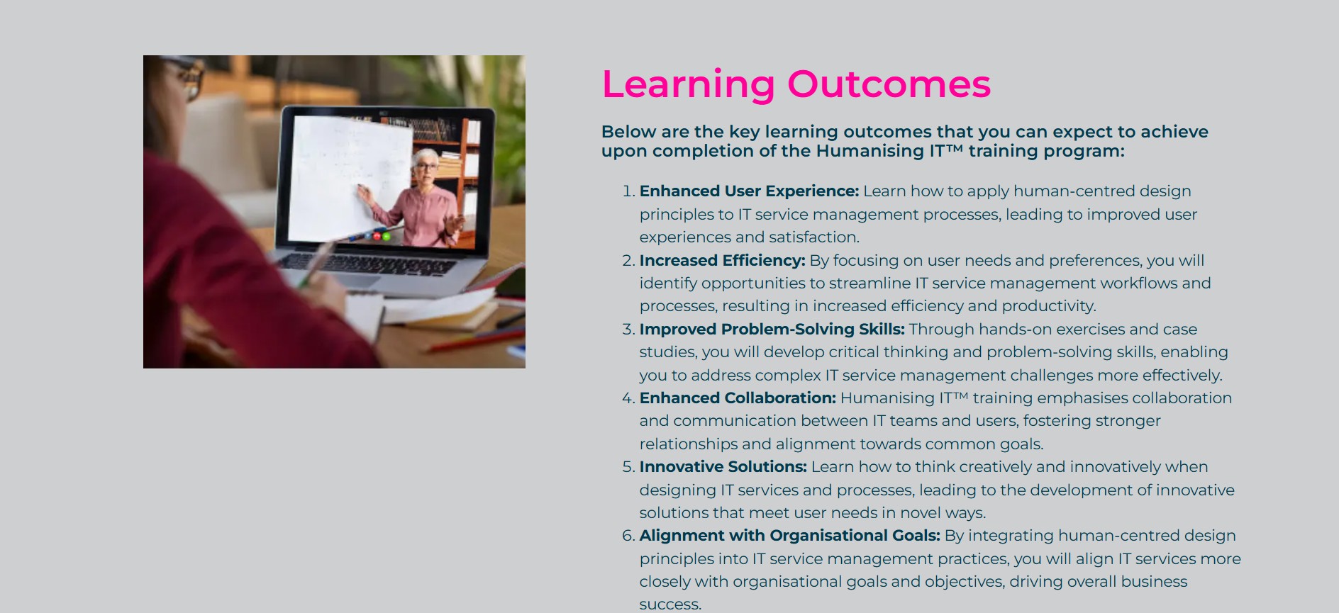 Learning Outcomes