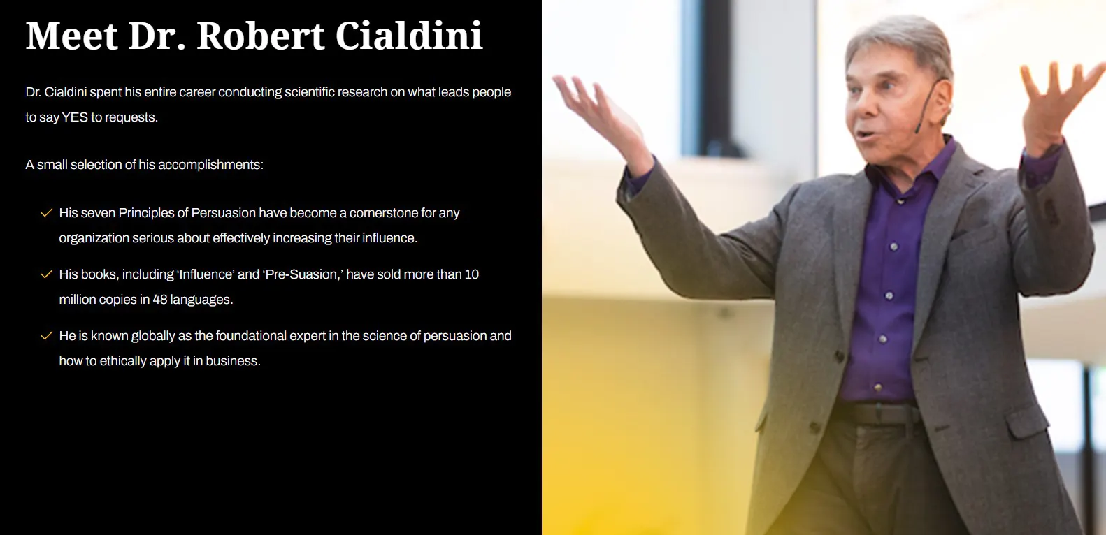 Dr. Robert Cialdini